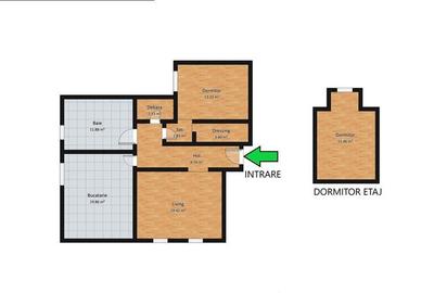 Apartament cu 3 camere decomandat, mobilat în Cedonia - 6