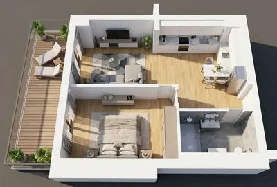 Apartament cu 2 camere semidecomandat în Ultracentral - 6