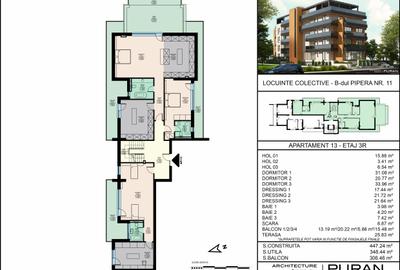 CEL MAI MARE PENTHOUSE DIN PIPERA | 754 mp | Piscina proprie | Comision 0 - 1