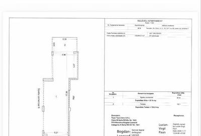 Spațiu comercial, de 104 mp, în Nord