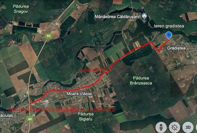 TEREN DE CASA INTRAVILAN, Gradistea,IF, la 20 de minute de Bucuresti 37000 E - 5