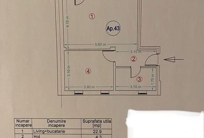 Apartament cu 2 camere în Gării - 3