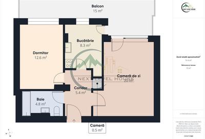Apartament cu 2 camere în Sânpetru