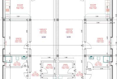 Duplex cu 3 camere cu Canalizare în Moșnița Nouă - 7