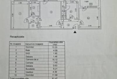Apartament 3 camere-Tatarasi-Flora-etaj 1-bloc fara risc - 1