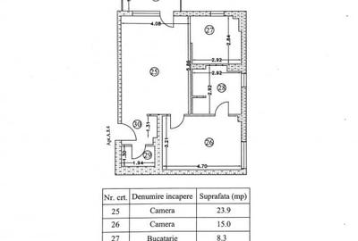 0% | Apartament 2 camere NOU, semidecomandat, 58 mp, 2 bai  | Atrium - Sisesti - 23