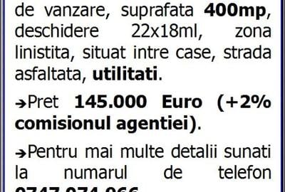 Tomis Plus, teren intravilan 400mp de vanzare - 2