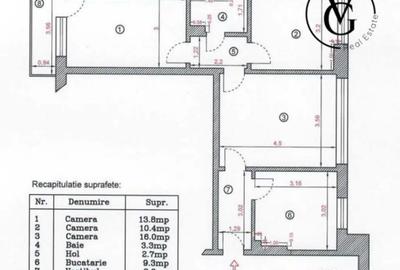 Apartament cu 3 camere semidecomandat în Ștefan cel Mare - 1
