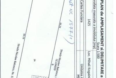 Teren Construcții intravilan de 1425 mp, în Mihail Kogălniceanu - 1