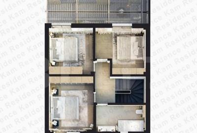 Casă cu 3 camere cu Teren 260 Mp în Central - 2