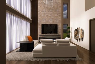 Casă individuală P+E cu living pe două niveluri, curte 360 mp - 8