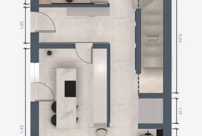 Casa noua , D+P+E+M, cu 5 camere, garaj dublu, in Dambu Rotund! - 14