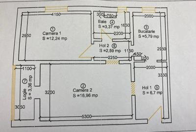 Apartament cu 2 camere decomandat, mobilat în Circumvalațiunii