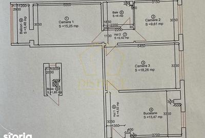 Apartament cu 3 camere decomandat, mobilat în Complex Studențesc - 1