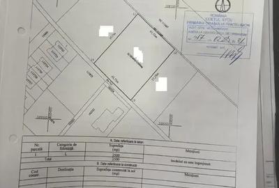 Teren intravilan de 2500 mp, în Central