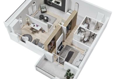 Apartament de vanzare – Complex Nou | etaj 10/12 | 3 camere | 80 mp utili - 1