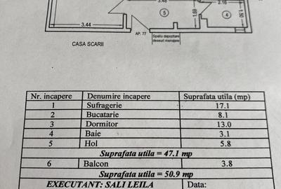 Apartament cu 2 camere decomandat în Central