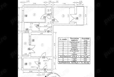 Apartament cu 3 camere semidecomandat în Gorjului - 11