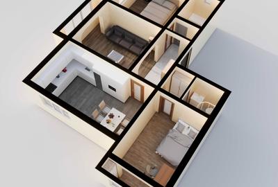 Apartament cu 3 camere decomandat în Sud - 1