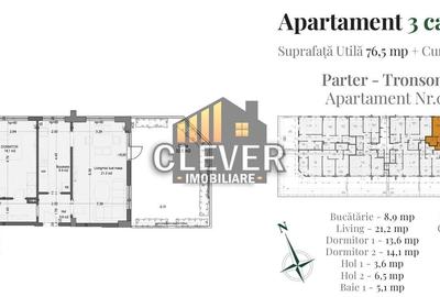 Apartament 3 Camere cu Curte Privată | Metrou Nicolae Teclu - 6