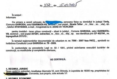 Teren de vânzare – Giarmata-Vii, județul Timiș - 7