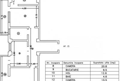 Apartament cu 2 camere decomandat în Boreal - 1