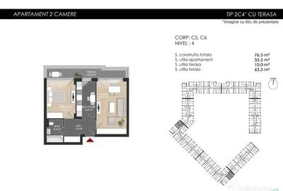 Apartament cu 2 camere decomandat în Chitila - 9