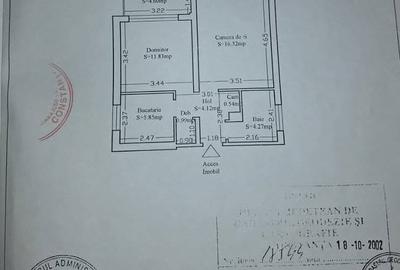 Apartament cu 2 camere decomandat în Tomis I - 1