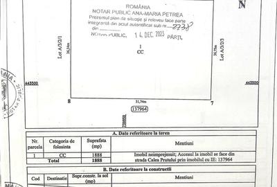 Teren intravilan in Galati, str. Macului, sup. 2077 mp - 70 euro/mp - 3