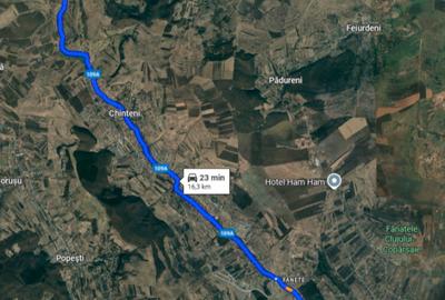 Teren intravilan 2368 mp Sat Vechea,Com.Chinteni,16 km de Auchan Iris. - 1