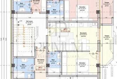 Apartament cu 2 camere semidecomandat în Moșnița Nouă - 2