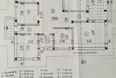 Casă cu 4 camere cu Teren 1233 Mp în Vânători - 11