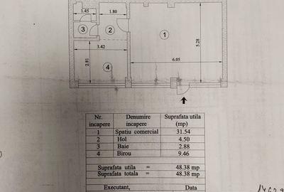 Spațiu comercial, de 48 mp, în Central - 4