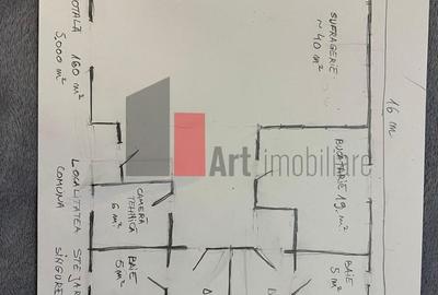 Casă individuală cu 3 camere cu Canalizare în Sitaru - 23