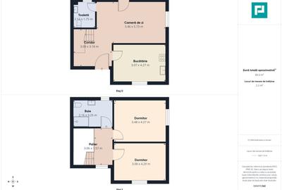 Duplex cu 3 camere cu Canalizare în Giarmata - 22