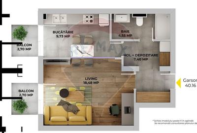 Garsoniera Maurer Avantgarden 3 - Faza V  - Comision 0% - 5