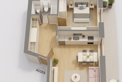 Tomis Plus - Celine Elegance -Vanzare apartament cu 2 camere - 2