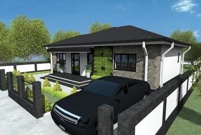 Cumpan- 4 camere la alb+ teren - 5