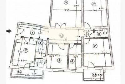 Apartament 4 camere Cismigiu - Știrbei Voda | Imobil 1990 - 16