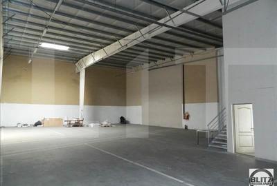 Hala moderna open-space 570 mp + spatiu birouri si showroom 90 mp, acces facil