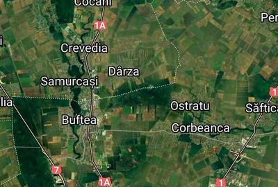 Vanzare 2500 mp, sau 5000 mp, sau 7500 mp teren in Butimanu apropierea Bucuresti pret negociabil - 5