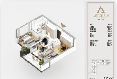 AP. 2CAM. DECOMANDAT IN PROIECTUL ASTORIUM LIFE / BLOC FINALIZAT! - 2