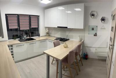 Casa mobilat modern, 3 camere, dressing, parcare, curte 450 - 3