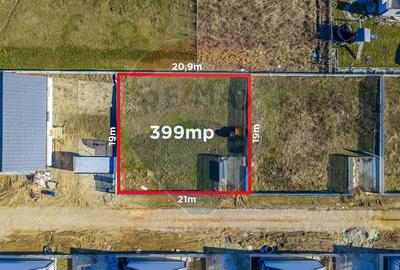 Teren Construcții intravilan de 399 mp, în Exterior Nord - 2