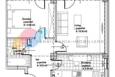 Apartament 2 camere, 54mp, utilat si mobilat modern - Andrei Muresanu Apartament 2 camere, 54mp, utilat si mobilat modern - Andrei Muresanu - 13