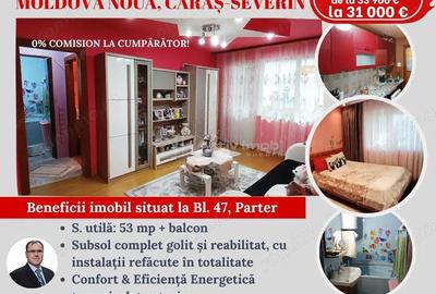 Apartament 2 Cam. Semidecomandate Moldova Noua CS - 3