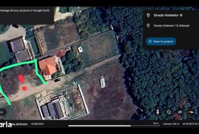 Teren de 665 mp, în Brănești - 2