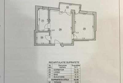 Apartament cu 2 camere, mobilat în Berceni - 1