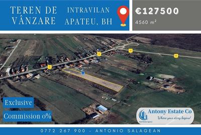 Teren intravilan de vanzare - Apateu