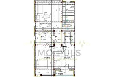 Apartament in Vila. Gradina proprie 150 mp. Terasa. 20.66 - 2